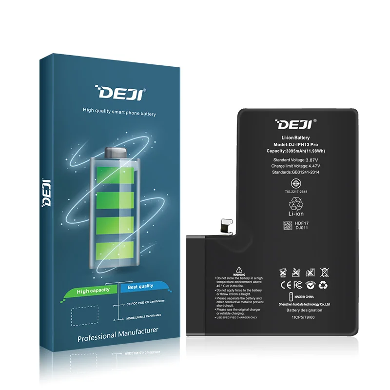 DEJI 3095mAh Original Quality batteries For iPhone 13 Pro Battery Accessories