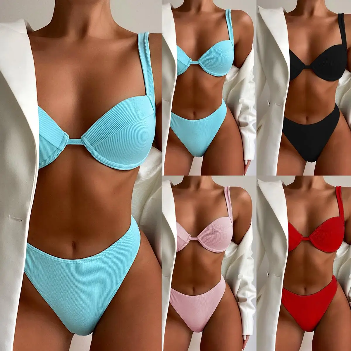
J Wholesale Mature Brazilian Mini String Thong Hard Cup Extreme Micro Women Swimwear Sexy Bikini 