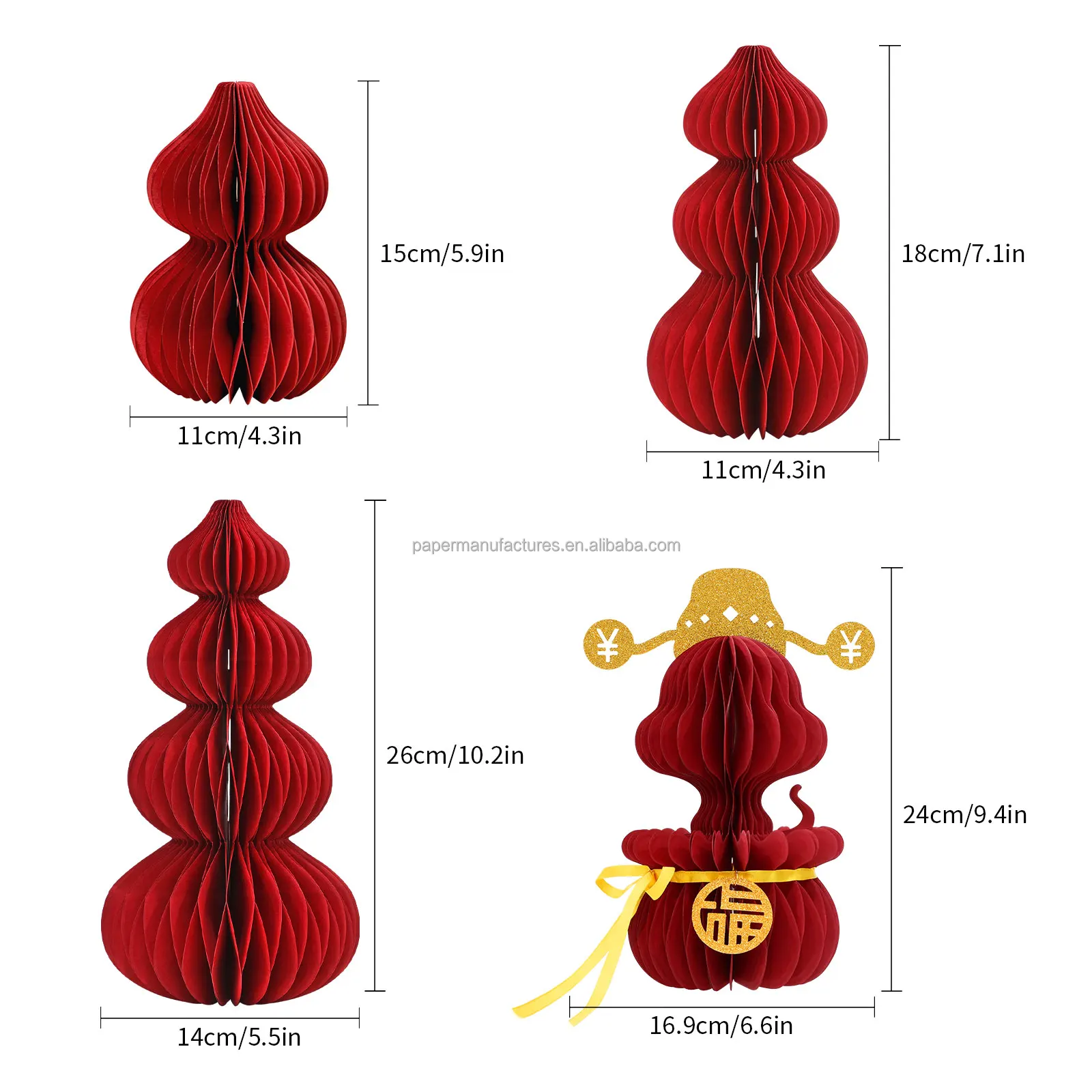 2025 God of Wealth Ornaments Chinese New Year Holiday Table Supplies Design Paper Decoration Windows Supplies Home Decor