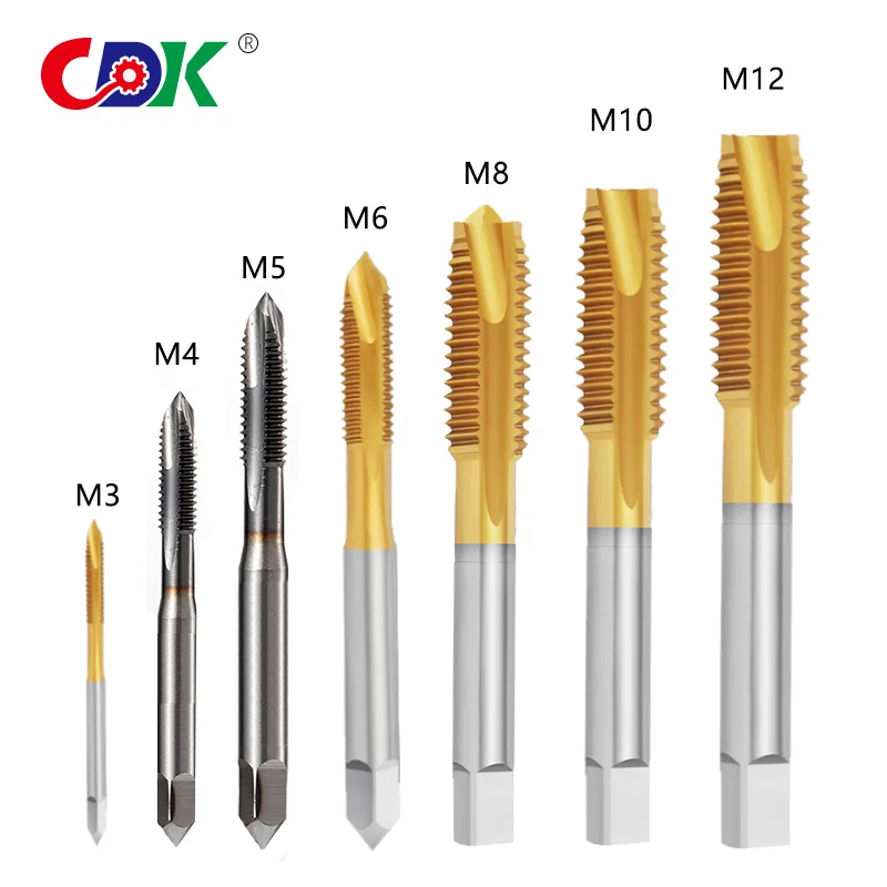 Hot sale high quality manufacturer direct supply spiral point tap M3-M12 screw tap high speed steel