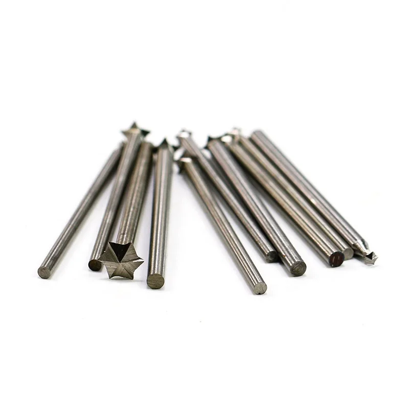 Five-pointed star woodworking electric carving knife Dremel Rotary Tool HSS drill bit