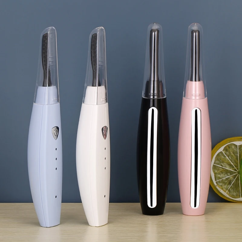 Mini Flat Mate Black Cheap Brush Metal Eyelash Curler Comb Half  Magic Price Custom