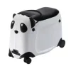 PP Cute Children Animal Design Panda Kids Ride on Rolling Suitcase Luggage for School Travel Trip