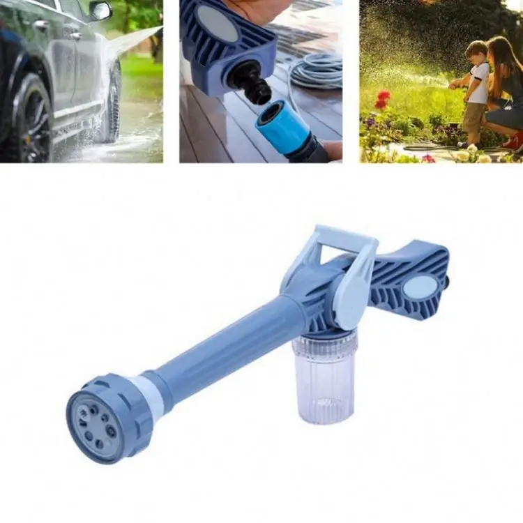 8 In 1 High Pressure Water Gun Garden Car Cleaning Spray Gun Sprayer multifunction Plastic Jet Water Cannon Turbo Sprayer Tools