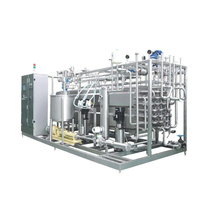 Automatic Ultra High Temperature Food Milk Juice Sterilization Equipments Pipe Type Uht Sterilizer