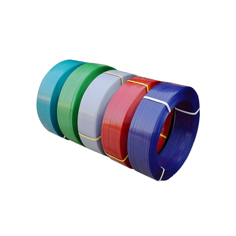 Polyester plastic strapping rolls pet strap with buckle big box PET packing straps