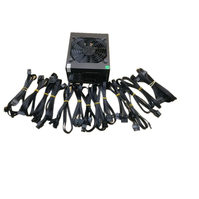 
1800W full module power supply gold medal certification supports 100v-265v power supply for desktop computer 