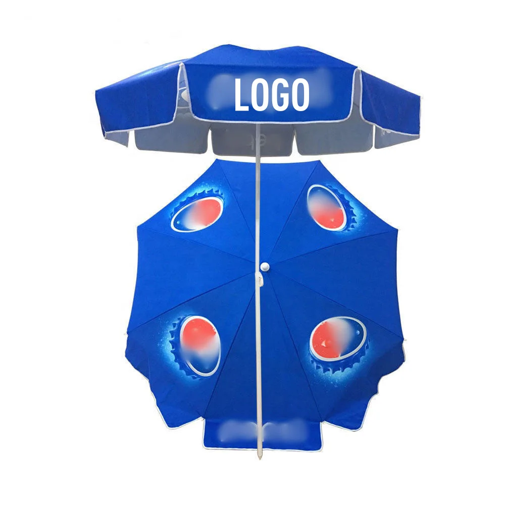 umbrella manufacturer Custom sunblock sunshade beach umbrella activities on the ground stand sun outdoor parasol umbrellas