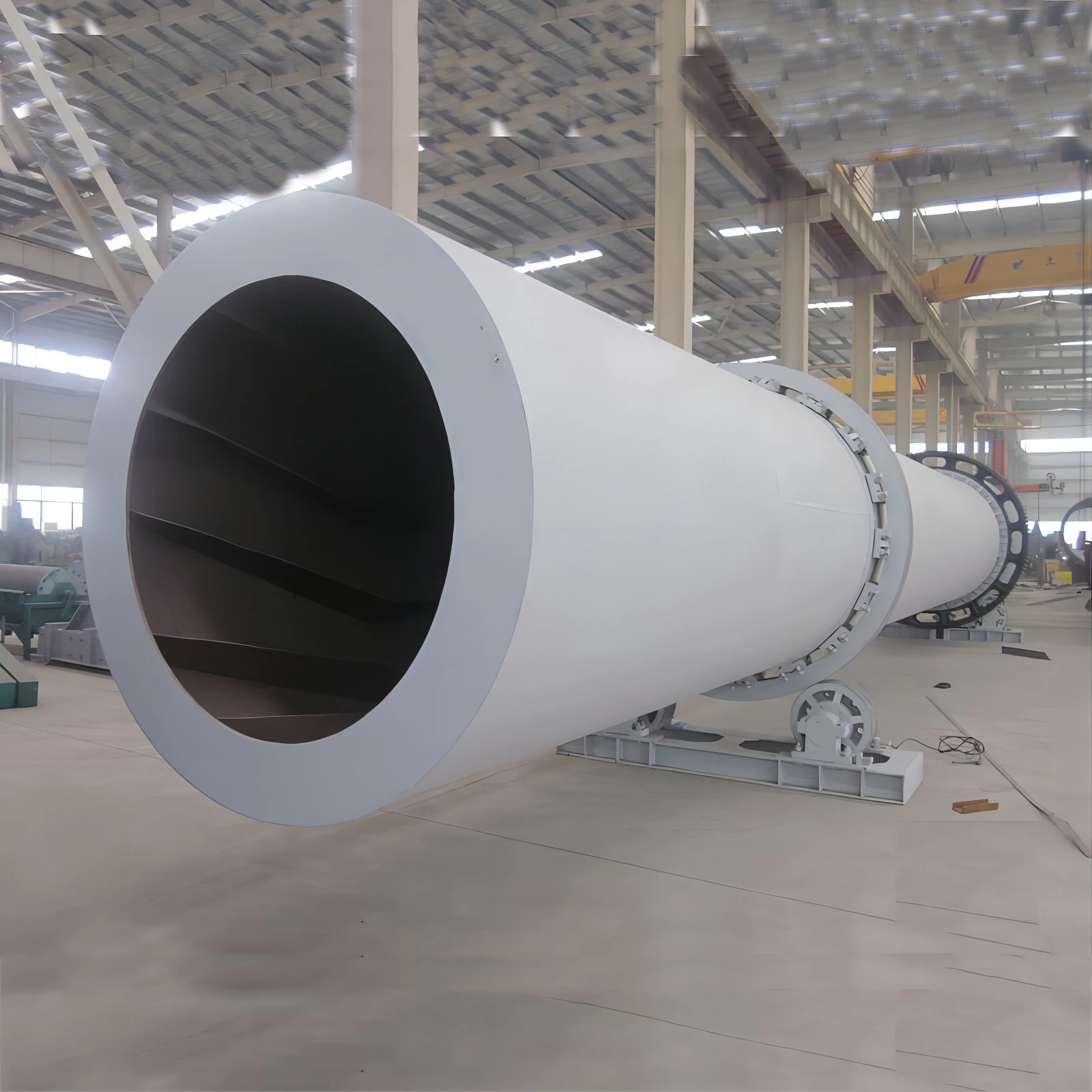 It is suitable for drying coal, mineral powder and slag. Various specifications can be customized rotary dryer