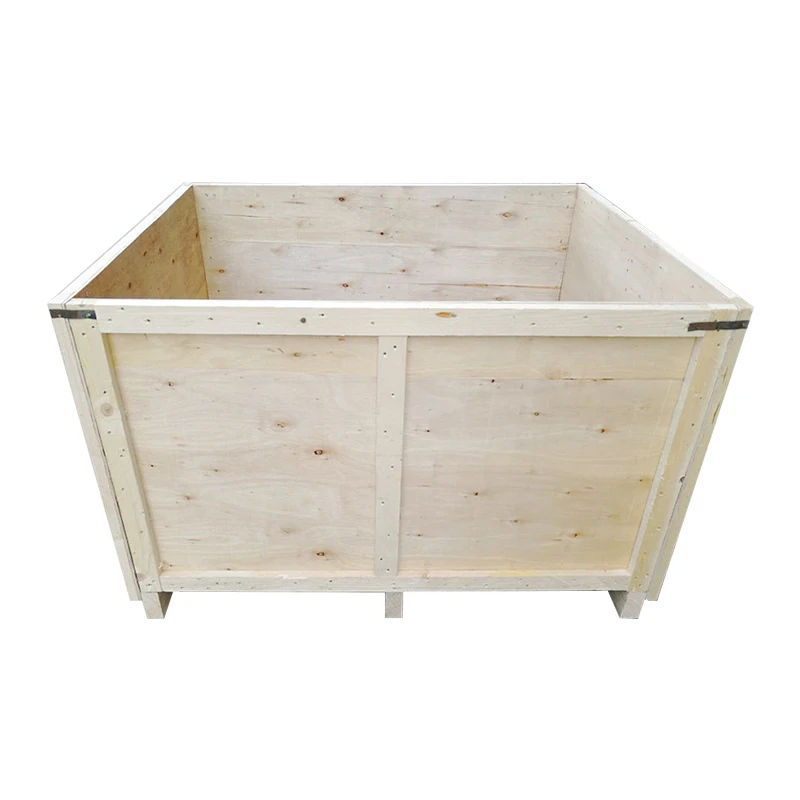 High quality customized wooden crate for exhibition transportation plate crate stackable wood crate storage box wholesale
