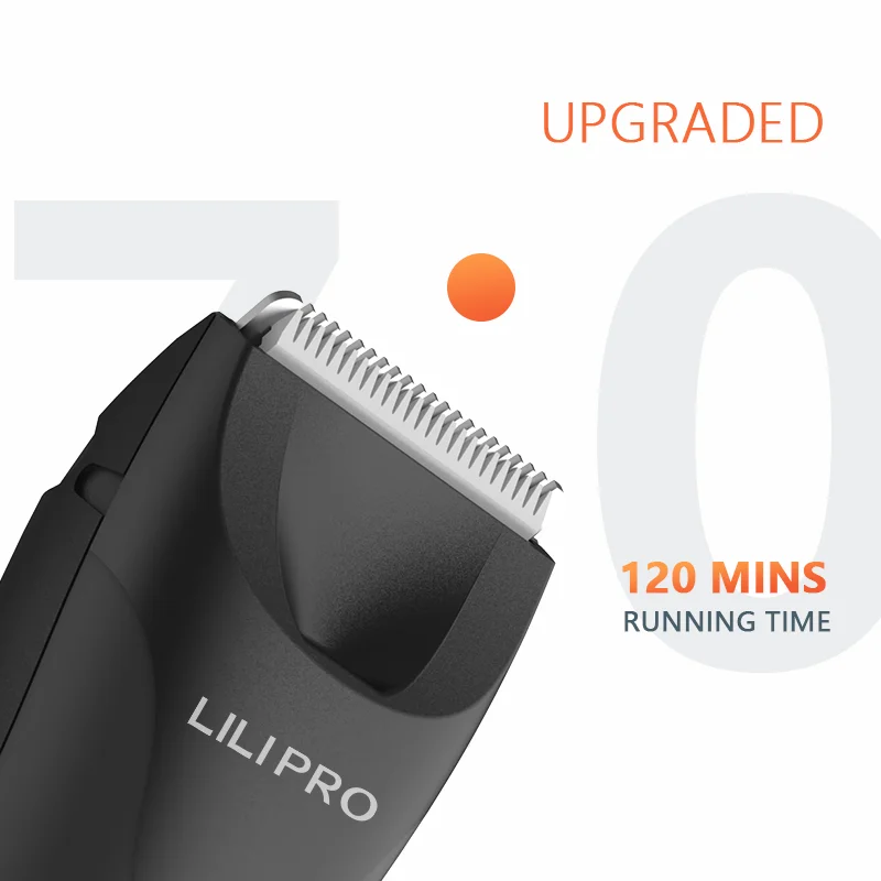LILIPRO Waterproof Rechargeable Hairscape Clipper Electric USB Cordless Professional Body Groin Hair Trimmer Men