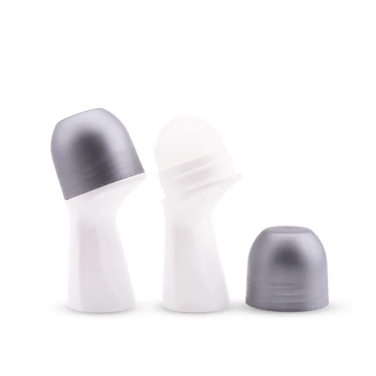 New design plastic pp roll on deodorant bottle 50ml deodorant roll on bottle packaging
