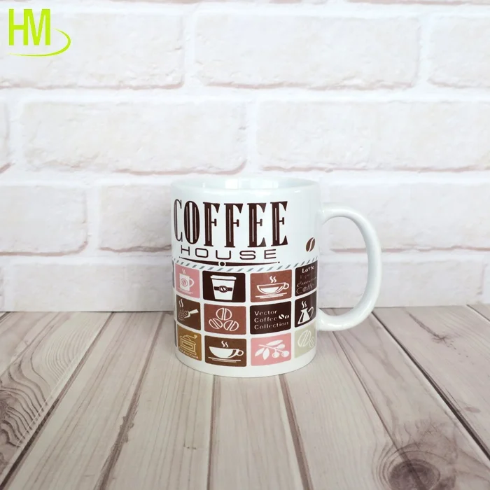 Stock Creative Ceramic Mug Cup 11oz Stoneware Coffee Blank White Sublimation Mugs - Buy Ceramic Mug With Coating Sublimation