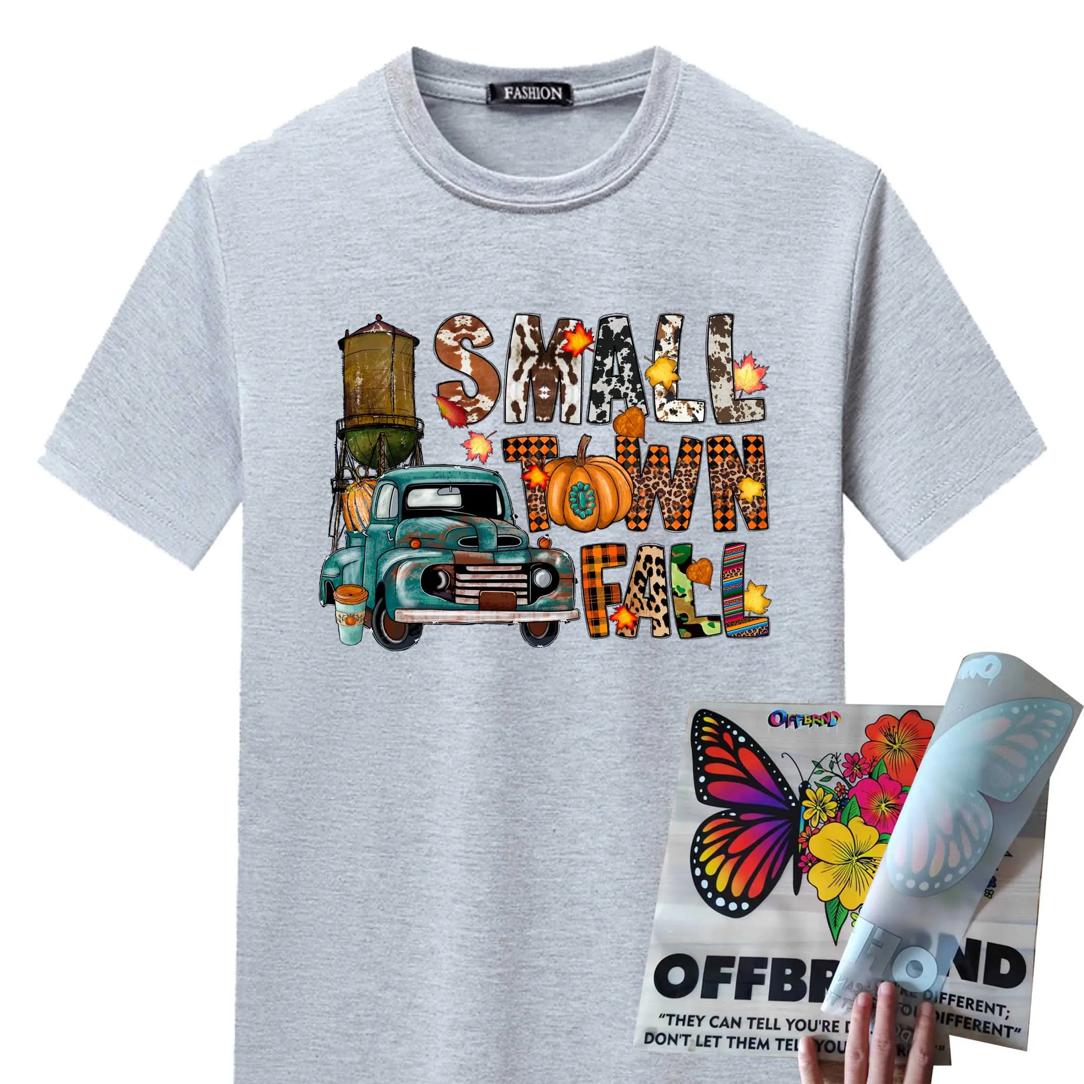 Изготовленный На Заказ силиконовый термотрансферный дизайн этикеток Печать для футболки