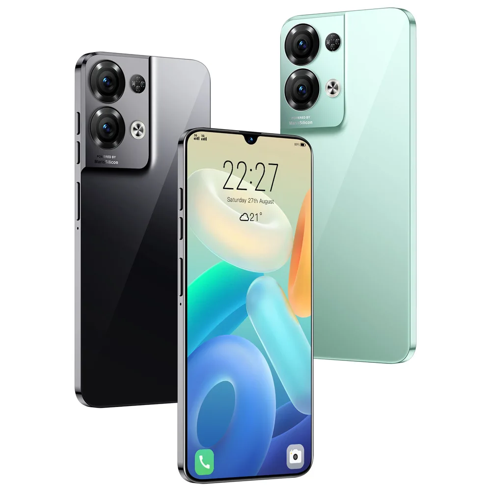 2023 High Quality Reno8 Pro Unlock Android12 System Slim Rugged Smart Original Full Display 6.8 inch Smartphones