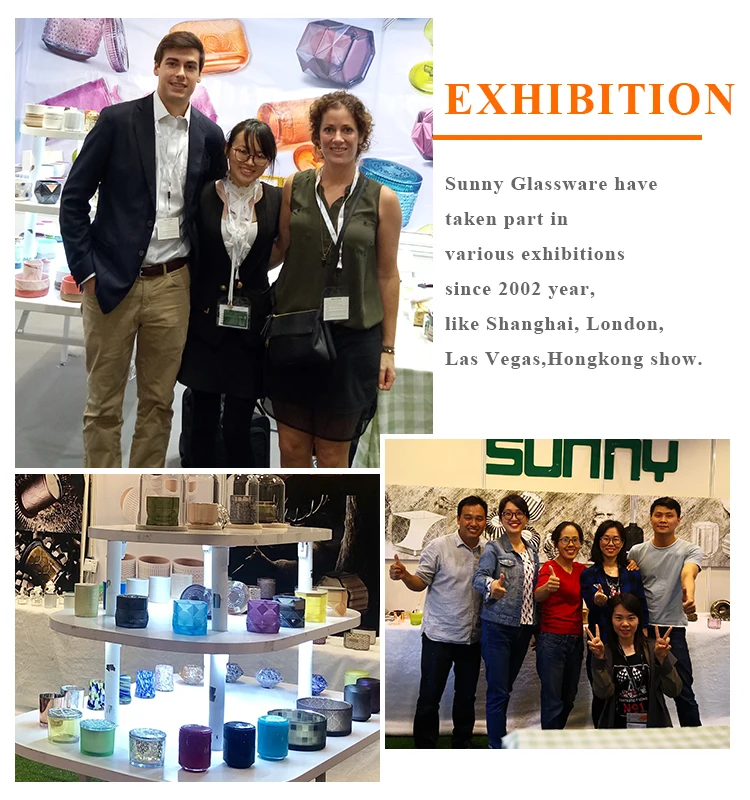 Контейнер для стеклянных свечей со стеклянной крышкой 12 унций