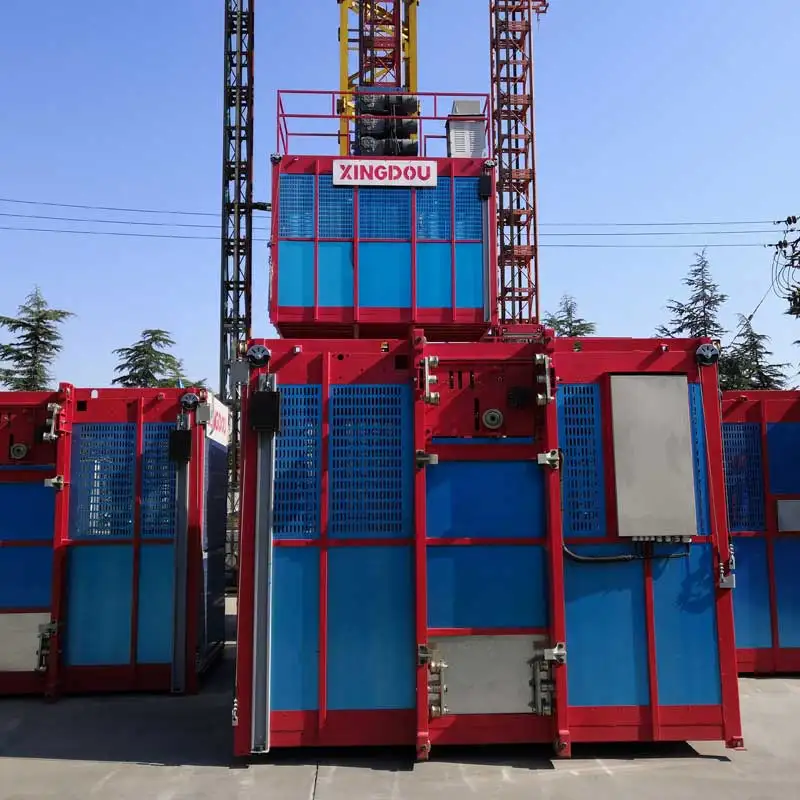 CE COC Approved Construction Equipment Cargo Brick Cement Elevator Platform Core Motor Gear Building Construction
