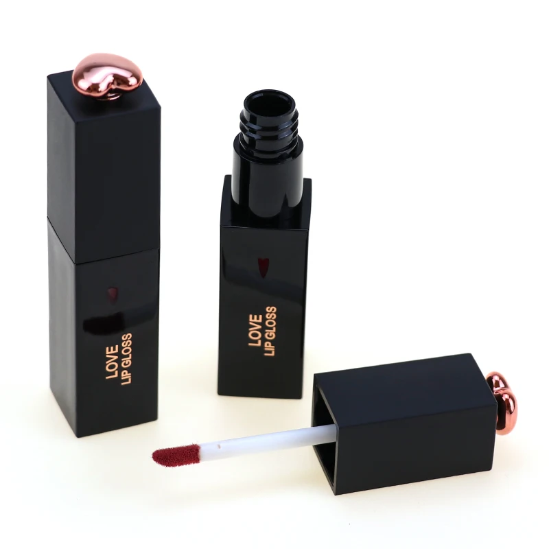 Shangmei Cosmetics pop luxury mica powder pigment for pigment powder rose gold wand lipgloss  tube with light