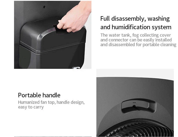 Big Size Multifunction Air Cooler Electric Mist Fan with Water Humidify