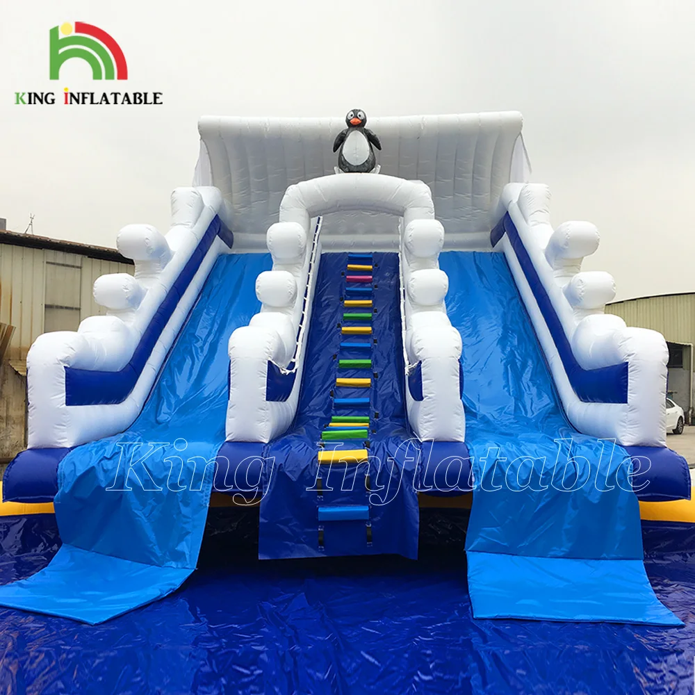 Large Inflatable Land Water Park Pool Outdoor Inflatable World Swimming Climbing Slide Ground Water Parks