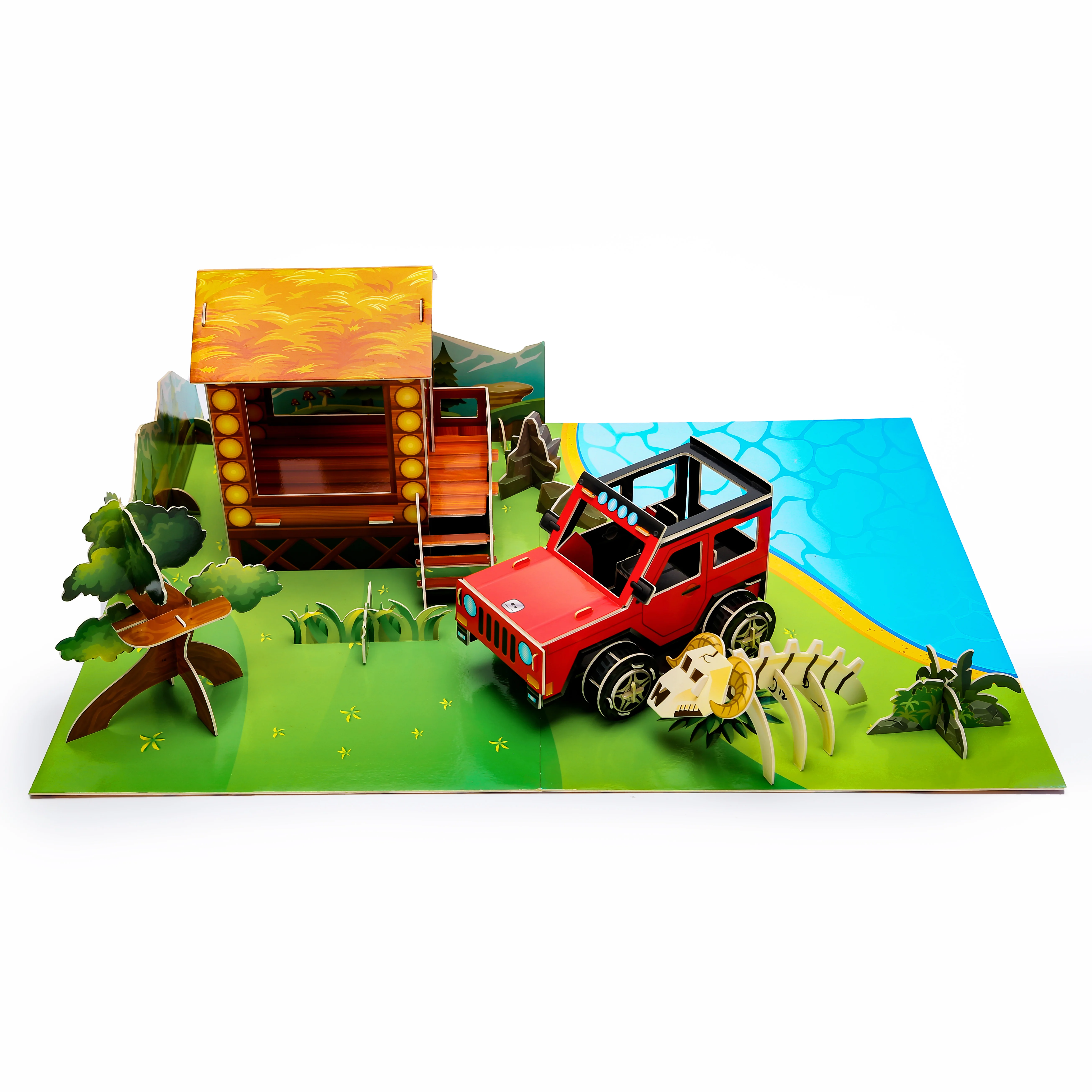 Factory Direct Sale 3D Puzzle Custom Paper Jigsaw Diy Toy Stadium 3d Puzzle