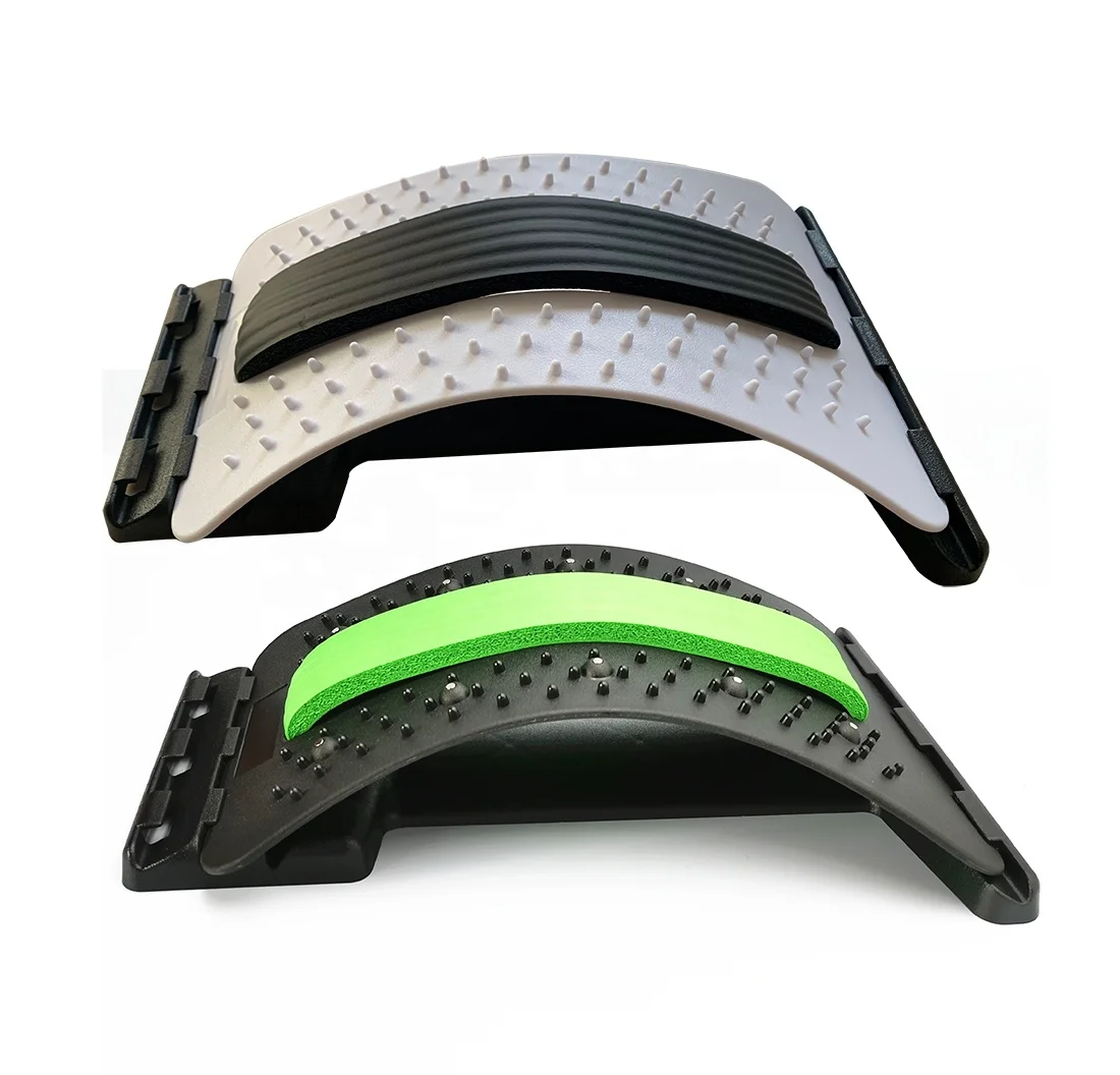 Magic Lower Adjustable Lumbar Massager Back Stretcher for Neck and Posture Corrector