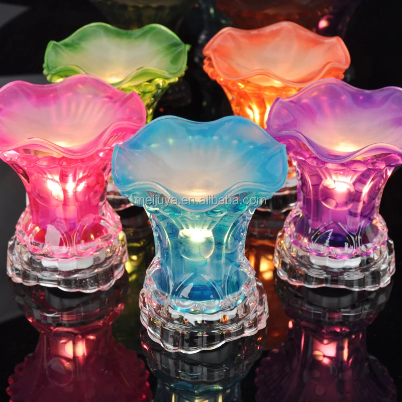 Electric Aroma Lamp Crystal Oil Warmer Multisfunction Oil Burner