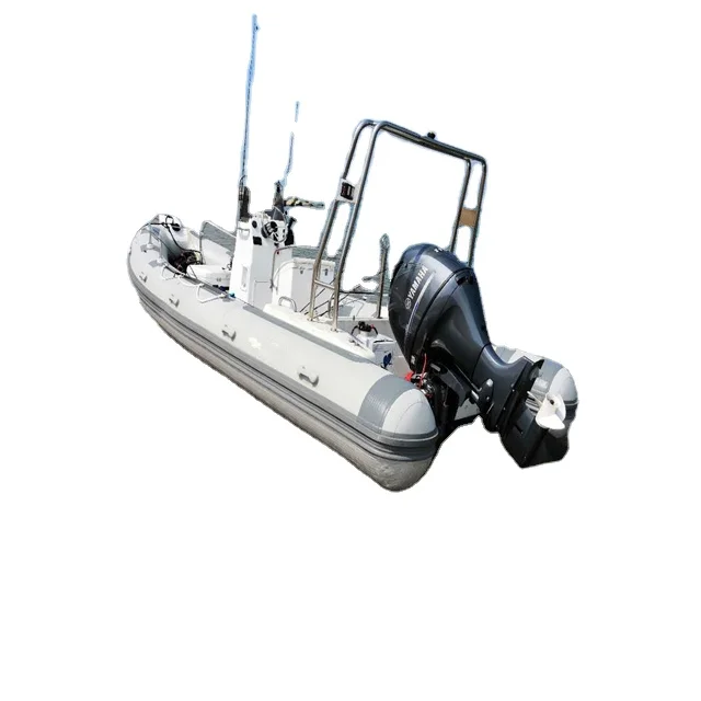 2024 Joymax RIB580 5.8m 19.3ft  rigid fiberglass inflatable speed rib boat working boat with 4 stroke 60HP outboard motor