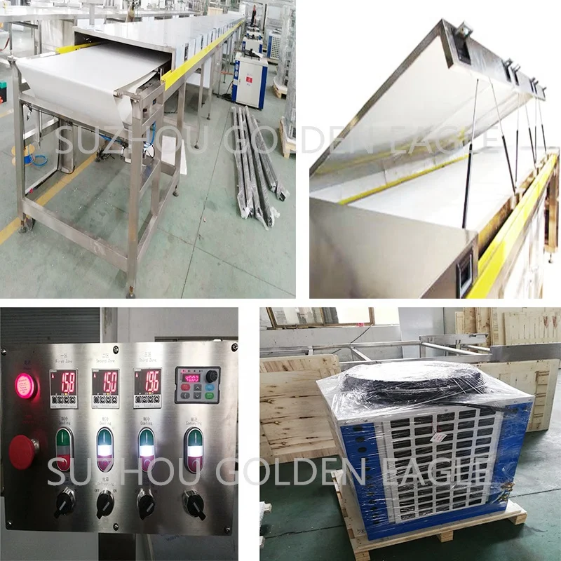 SJP600 PLC CE сертифицированная машина для нанесения шоколадного покрытия/машина покрытия