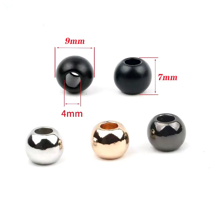 Hardware Accessories Stopper Cord Locks Stopper Kinds Metal Hanging Rope End Buckle Bead