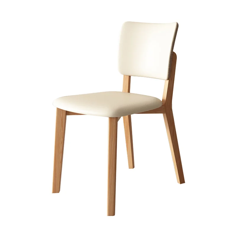 Italian classic Esbo/Italian minimalist/North American oak solid wood upholstered dining chair casual chair