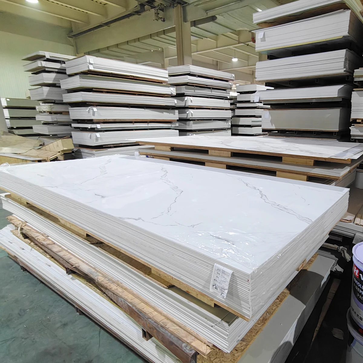 Foju interior wall UV panels Customized Uv Resistant Wall Panel Wpc Panels Pvc Marble Sheet Board Wall