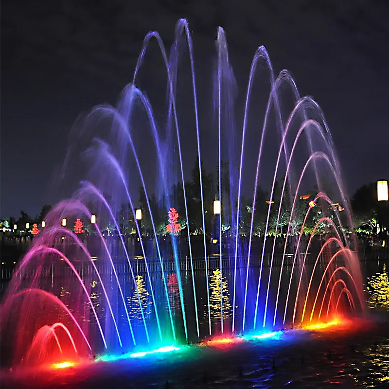 Floating Dancing Fountain For Home Small  Circular Music Dancing Fountain With Light