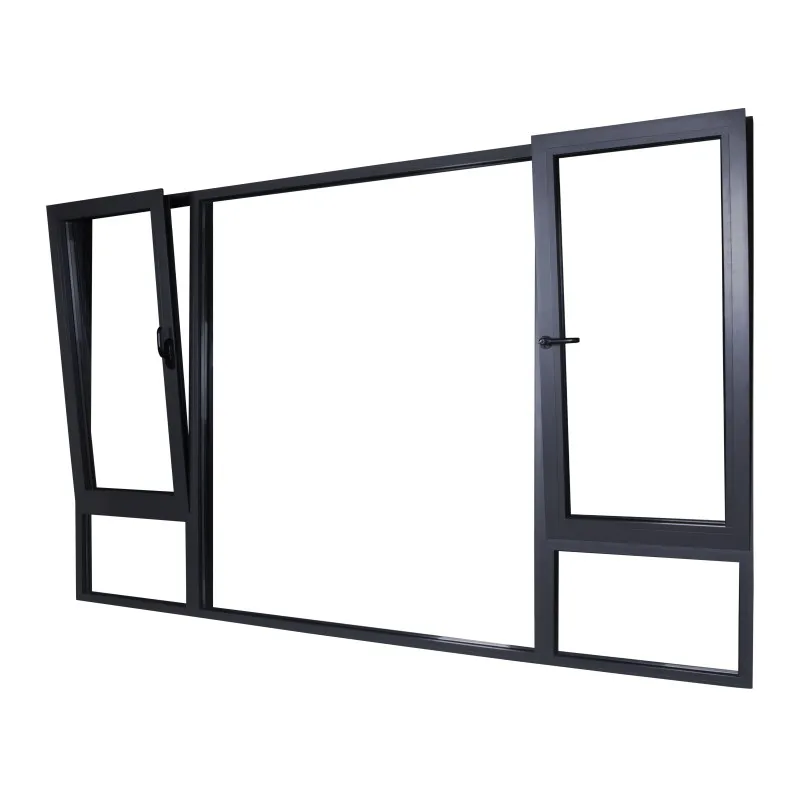 Greensee  European style 75mm series  double triple Glazed LOW-E Tilt and Turn inward opening window