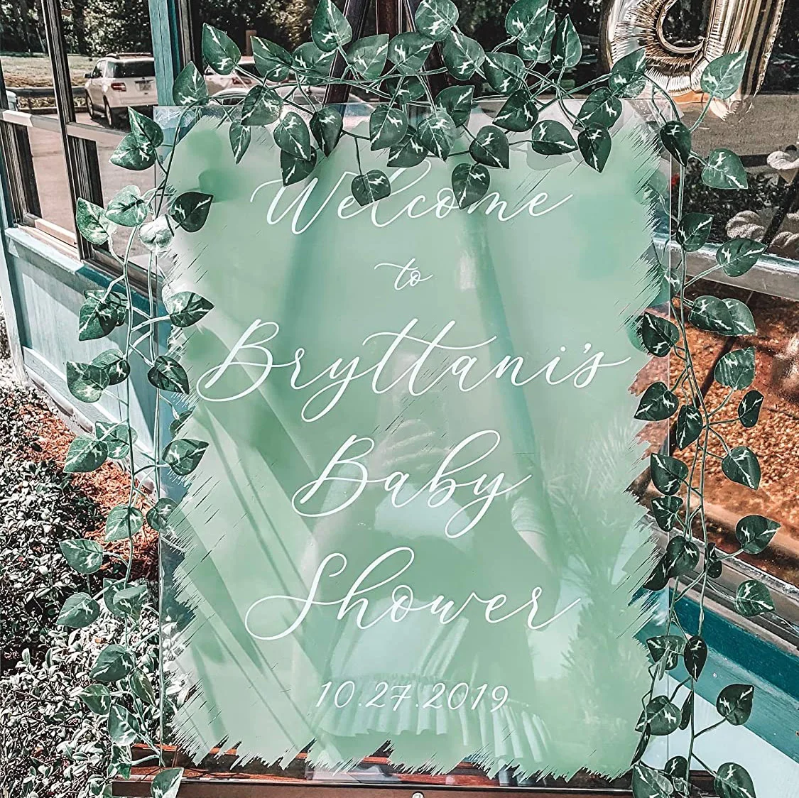 Custom Personalized Clear Sign Acrylic Board Welcome Signs Wedding Decoration For Display