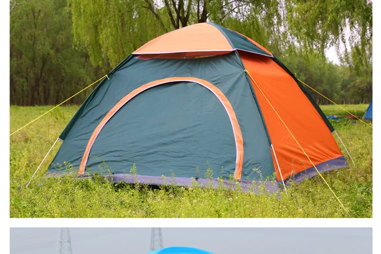 Hot Sale Winter Windproof Outdoor Folding Camping Tent with snow dress for snow mountain family picnic