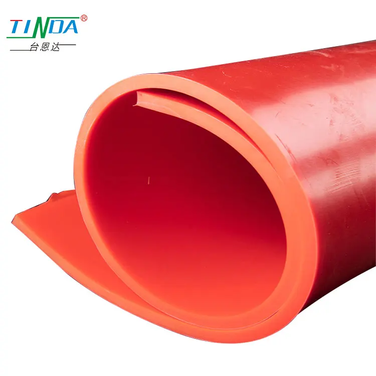 The customer order High elastic natural rubber Flame retardant silicone rubber sheet
