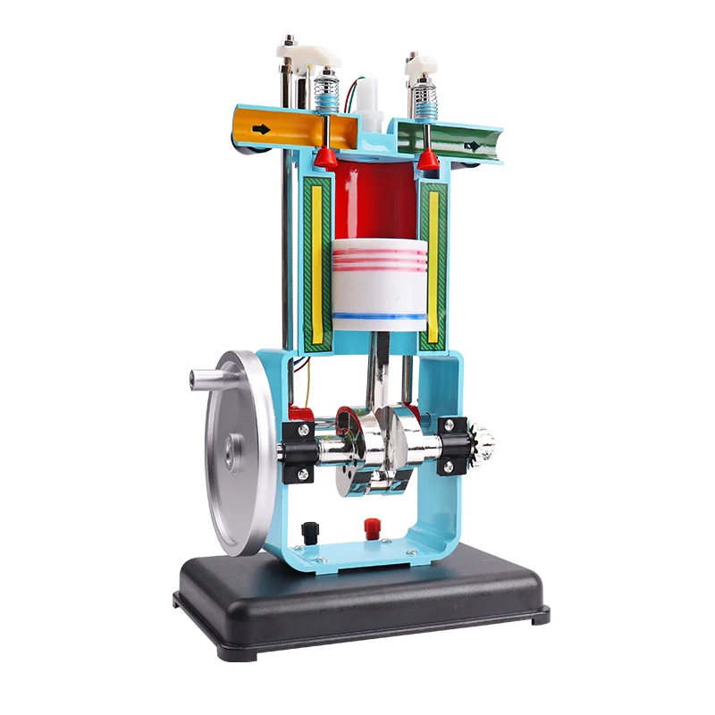 Модель двухтактного одноцилиндрового двигателя внутреннего сгорания физическое экспериментальное оборудование для школьного