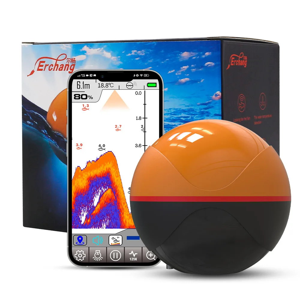 New fish finder Wireless sonar underwater HD smart WiFi mobile version dual frequency sonar fish finder