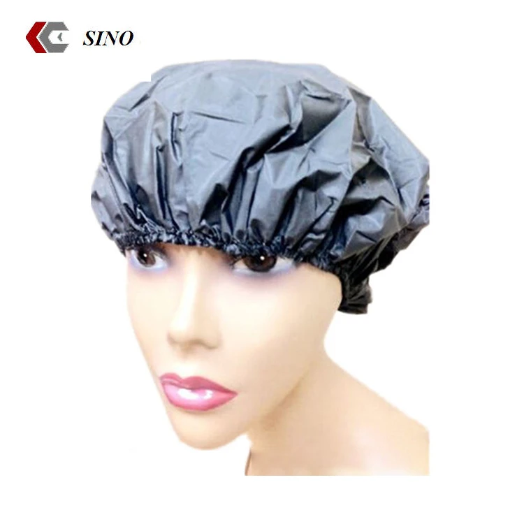 Durag Deluxe Shower Cap features a double lining of waterproof vinyl and soft cotton