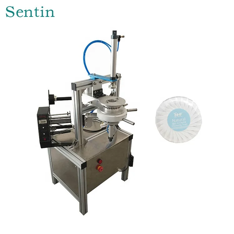 Automatic Toilet Hotel Round Pleat Soap Packaging Wrapping Machine Equipment