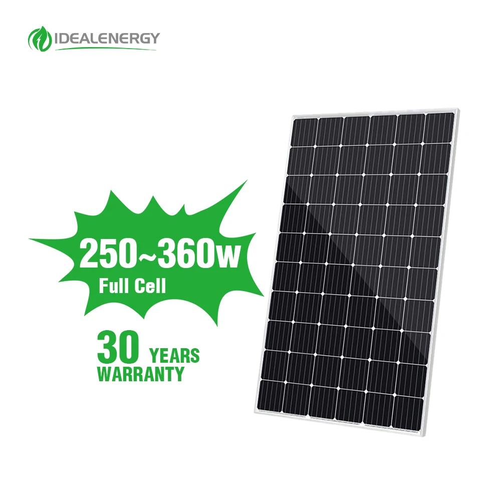 Монокристаллический 250w 275 280 285 285 Вт 290 300 Вт 310 325 330 Вт 335 350 355 Вт 360 380 385 w 395w панель солнечной батареи из монокристаллического кремния