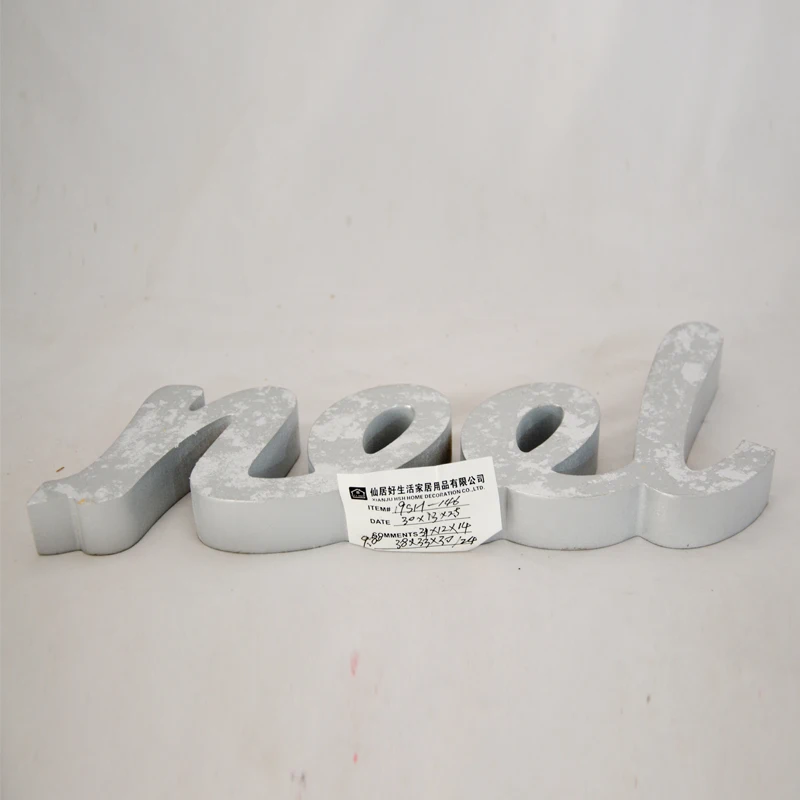 Wood Letter Alphabet Craft silver cube Wood Ornaments For Crafts Wooden Craft Desktop Decoration