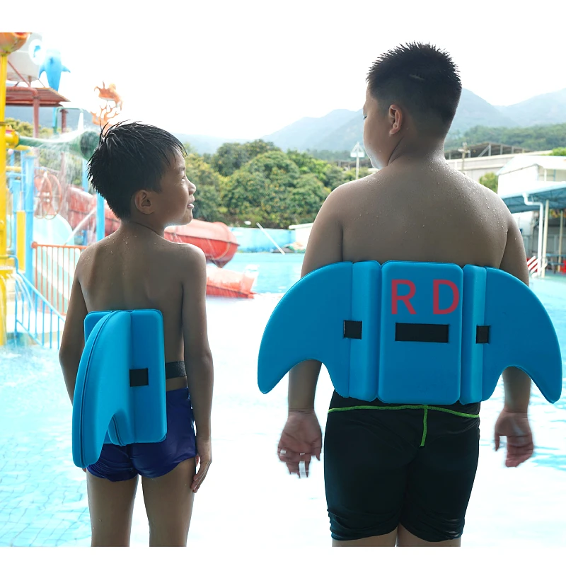 Multi-purpose fin shape swimming back float swimming accessories for children EVA Material Swimming Fins