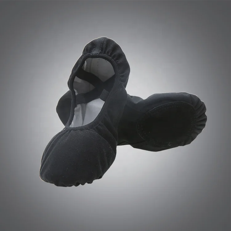 S5032 foldable ballet slippers wholesale leather ballet shoes wide dance shoes chinese dance shoes