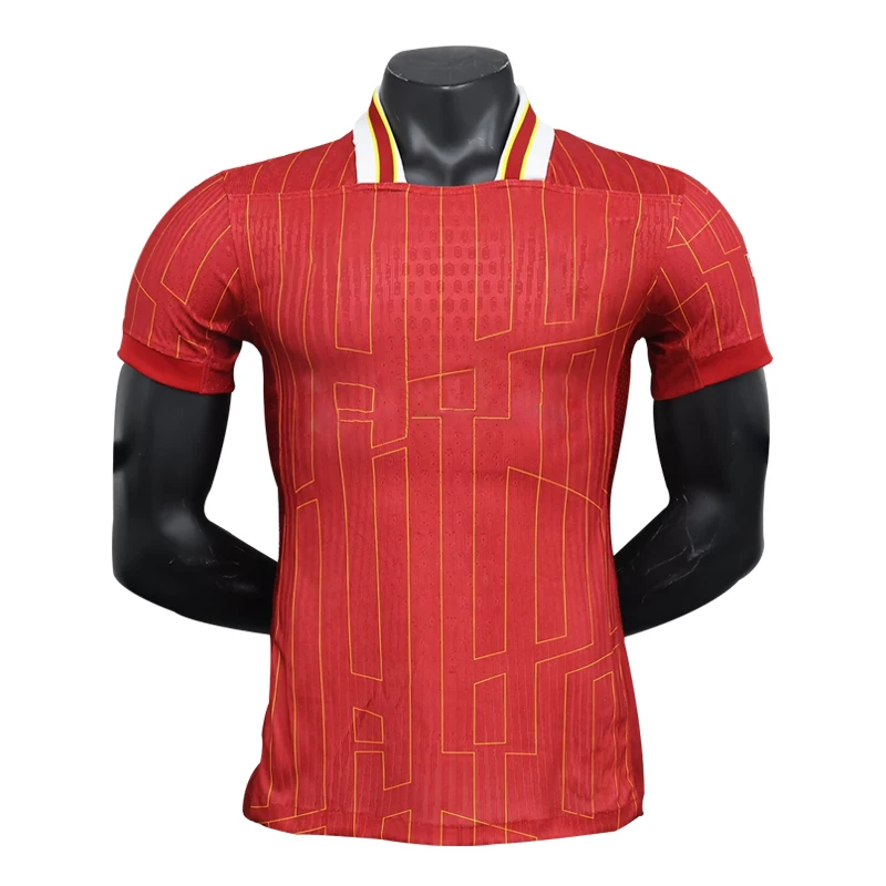 2024 Unisex Whitejoint Jersey High Quality Custom Adult Training Uniform Red Short Sleeve for Men Women and National Team