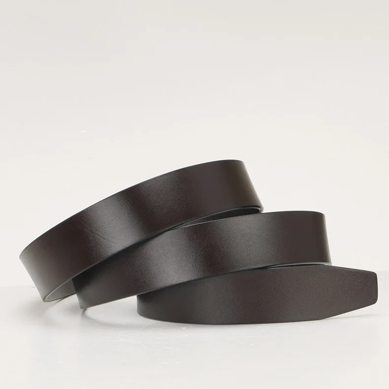 Двухсторонний ремень из воловьей кожи 3 5 см полоса мужской автоматический ретро без сэндвича