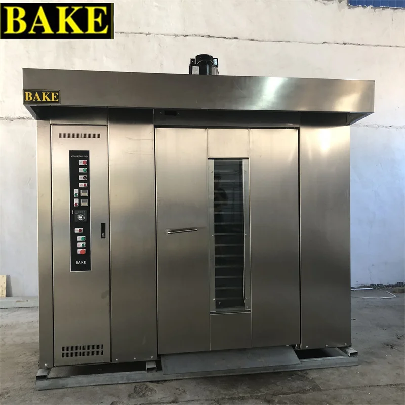 16/32/64 Trays Bread Pizza Cake Cookie Rotary Rack Oven for Sale Can Be Customized