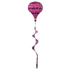 BAILING Blue Stripes Colorful Wind Spinner 3d Garden Ornament Decor Hanging Wind Spinner