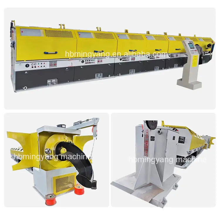 China manufacturer fully automatic steel wire pulley type nail wire drawing machine